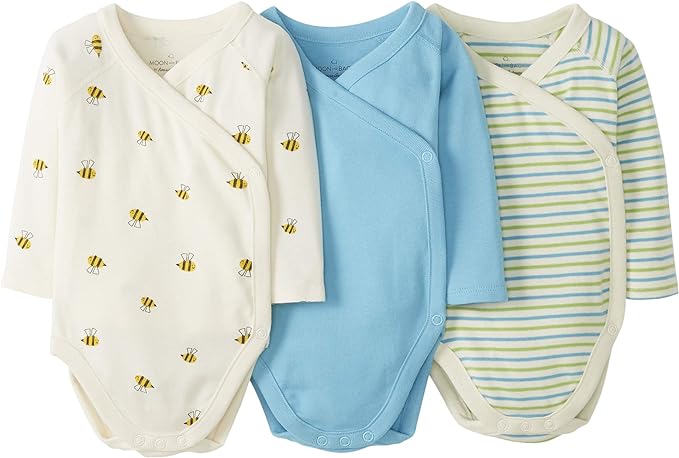 newborn baby essentials, side snap onesies